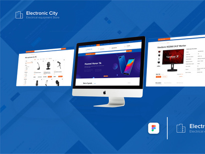 Template ui E-Commerce Electronic City