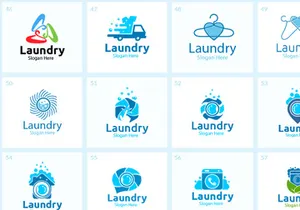 60 Laundry Logo Bundle