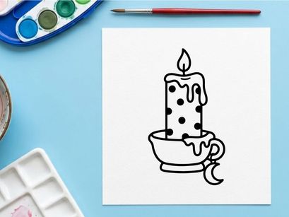Süße Cartoon-Tasse mit heißem Kaffee und schmelzendem Marshmallow-Geist. Verspielte Halloween-illustration für saisonale Werbung und soziale Medien...