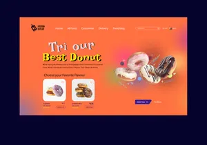 Best donut landing page