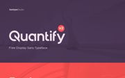 Quantify v2 Free Typeface