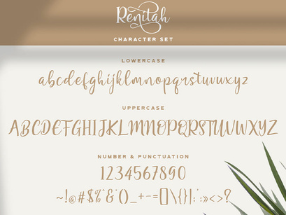 Renitah - Lovely Script Font