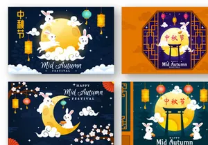 11 Happy Mid Autumn Festival Illustration
