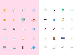 Education Color Icons