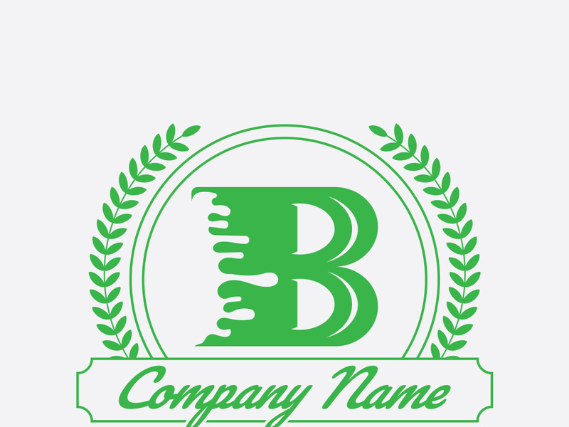 B logo design