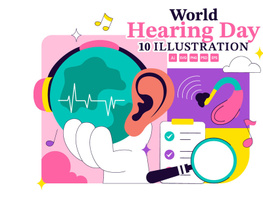 10 World Hearing Day Illustration preview picture