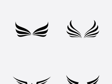 Falcon Wing  Vector Logo Icon Template preview picture