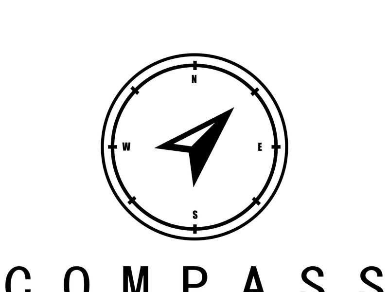 compass icon isolated on background.modern flat compass pictogram,business,marketing,internet concept.trendy simple vector symbol for websitedesign or button to mobile app.logo illustration.