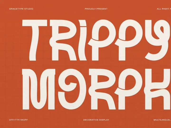 Trippy Morph | Decorative Font