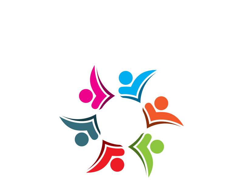 People icon work group vector illustration design
