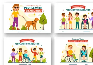 9 Day for People with Disability Illustration