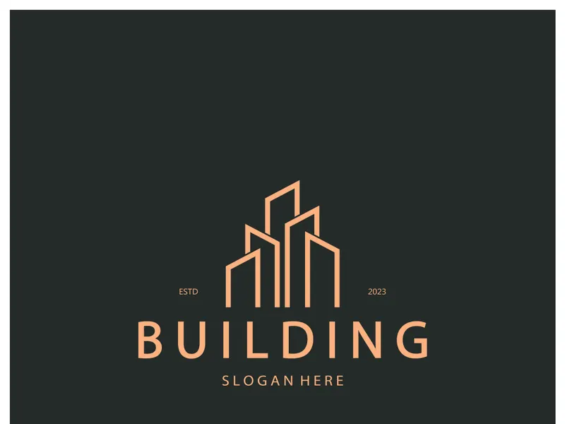 Building logo vector illustration design,Real Estate logo template, Logo symbol icon