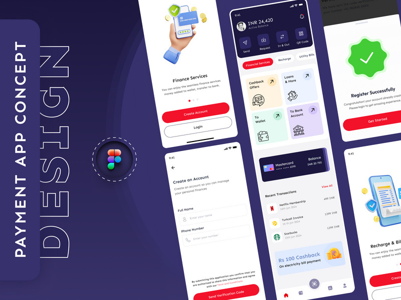 Payment App UI Concept Design