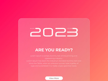 2023 New Year Social Media Post Template Design