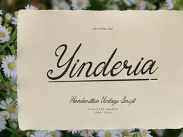 Yinderia | Handwritten Vintage Script preview picture