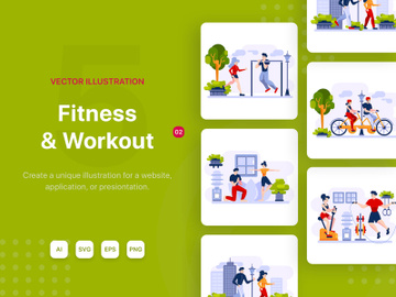 M80_Fitness & Workout Illustrations_v2 preview picture