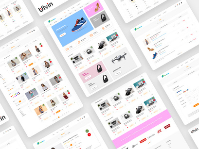 UI/UX E-commerce Shopping Web Design