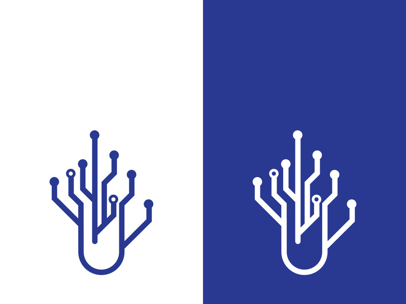 Technology logo images illustration design template