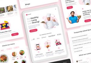 Vouwd - Landing Page for Healthy Food