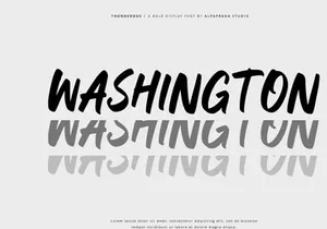 Thunderous - Bold Display Font