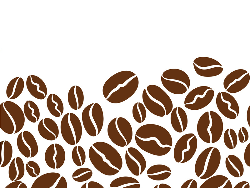 Coffee bean icon illustration