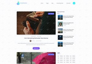 4 Blog Page UI KIT In 1