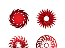 Vortex vector illustration icon logo template design