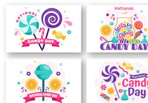 10 National Candy Day Illustration