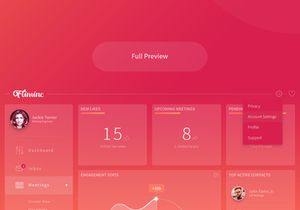 Fliminc - Admin Dashboard UI 