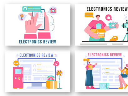 18 Electronics Review Illustration