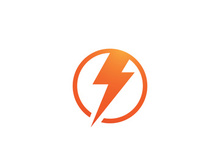 Strom Thunderbolt Template vector