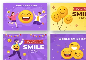 17 World Smile Day Illustration