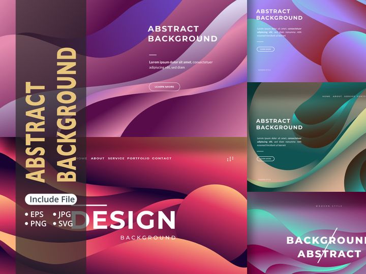 Futuristic fluid background