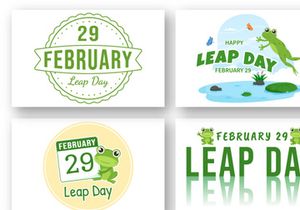 12 Happy Leap Day Illustration