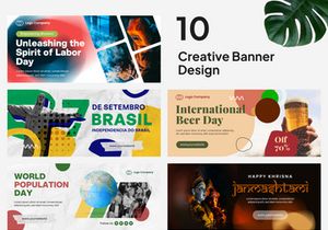 Creative Banner Design Template Vol. 4