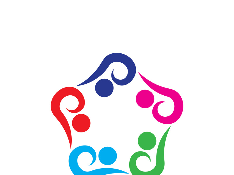 People icon work group vector illustration design