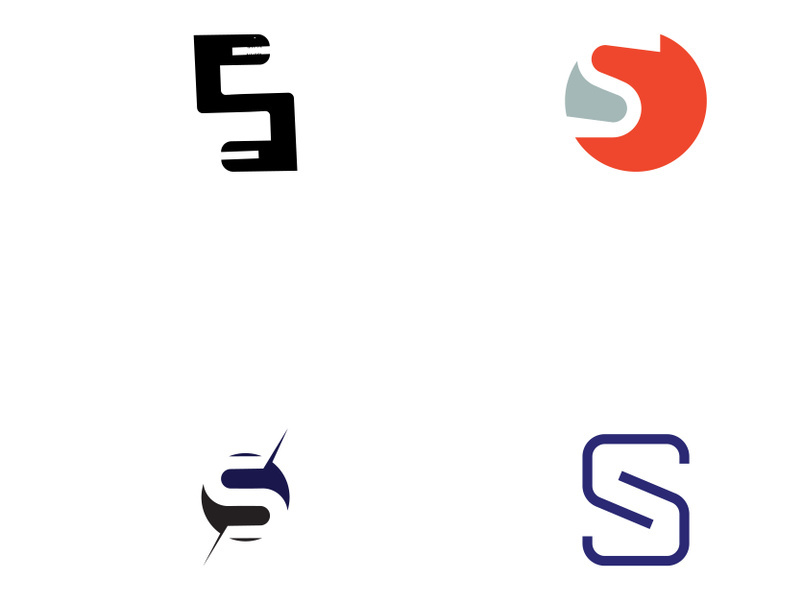 Initial letter S element abstract logo.