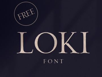 Loki – Free Sans Serif Script Font  preview picture
