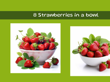 Strawberries in a bowl preview picture