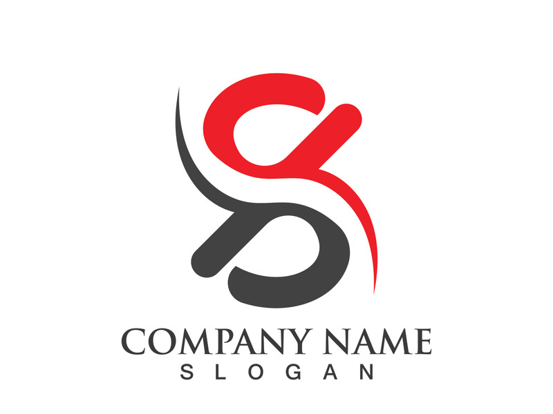 Business corporate S letter logo design vector