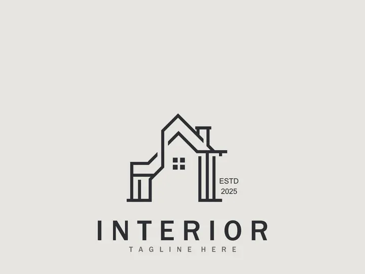 Home Interior logo building design template architecture unique styles