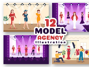 12 Professional Model Illustration preview picture