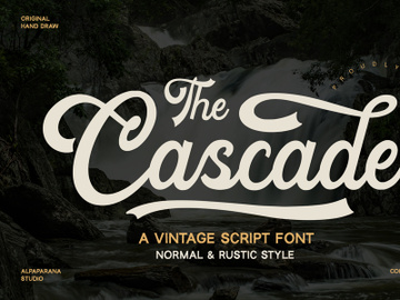 Cascade - Vintage Script preview picture
