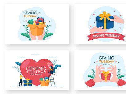 13 Giving Tuesday Celebration Illustration