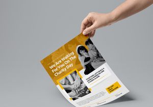 Charity Donation Marketing Flyer