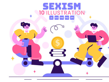 10 Sexism Awareness Illustration preview picture
