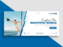 Travel Agency Facebook Cover Template Ver-1