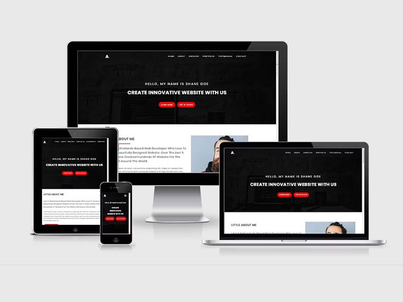 Personal Portfolio HTML Template