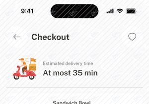 Food App concept design