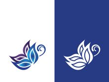 Beauty butterfly vector icon design